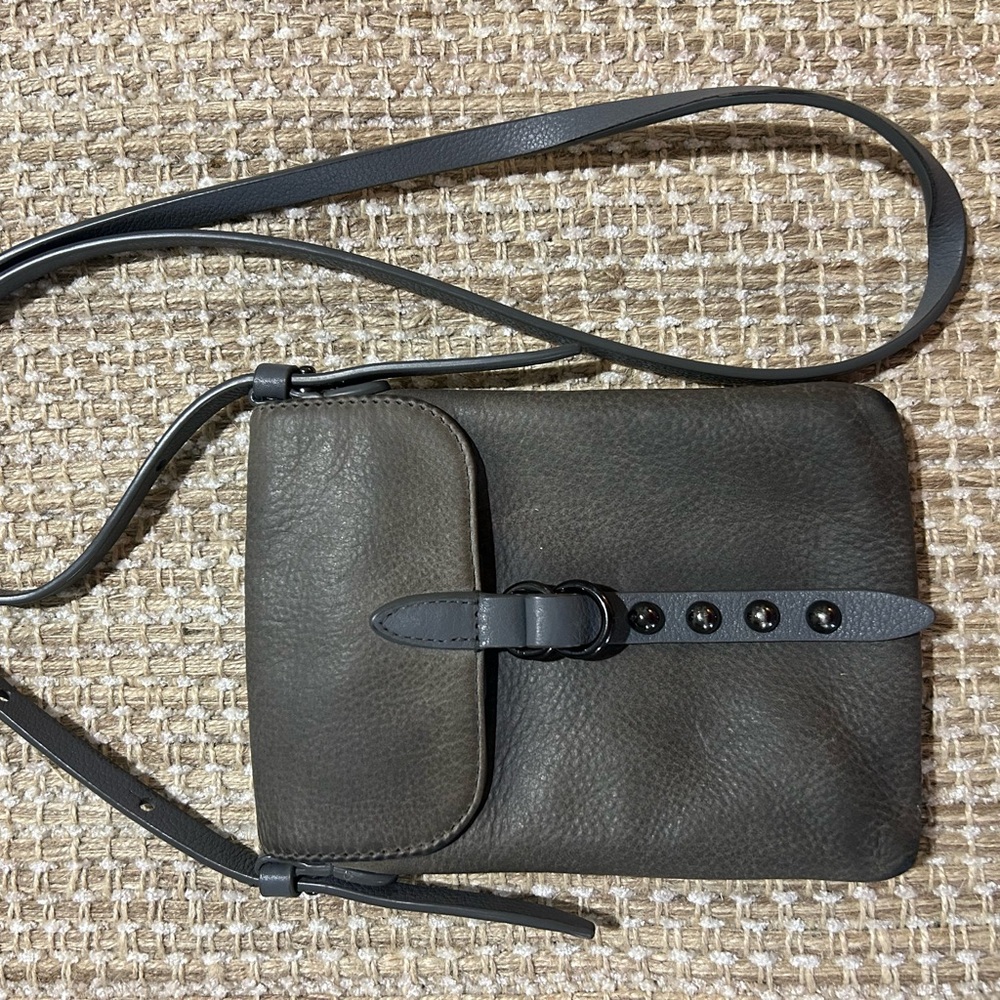 Rebecca Minkoff Dark Grey Leather Crossbody